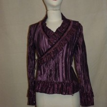 veste taffetas violine